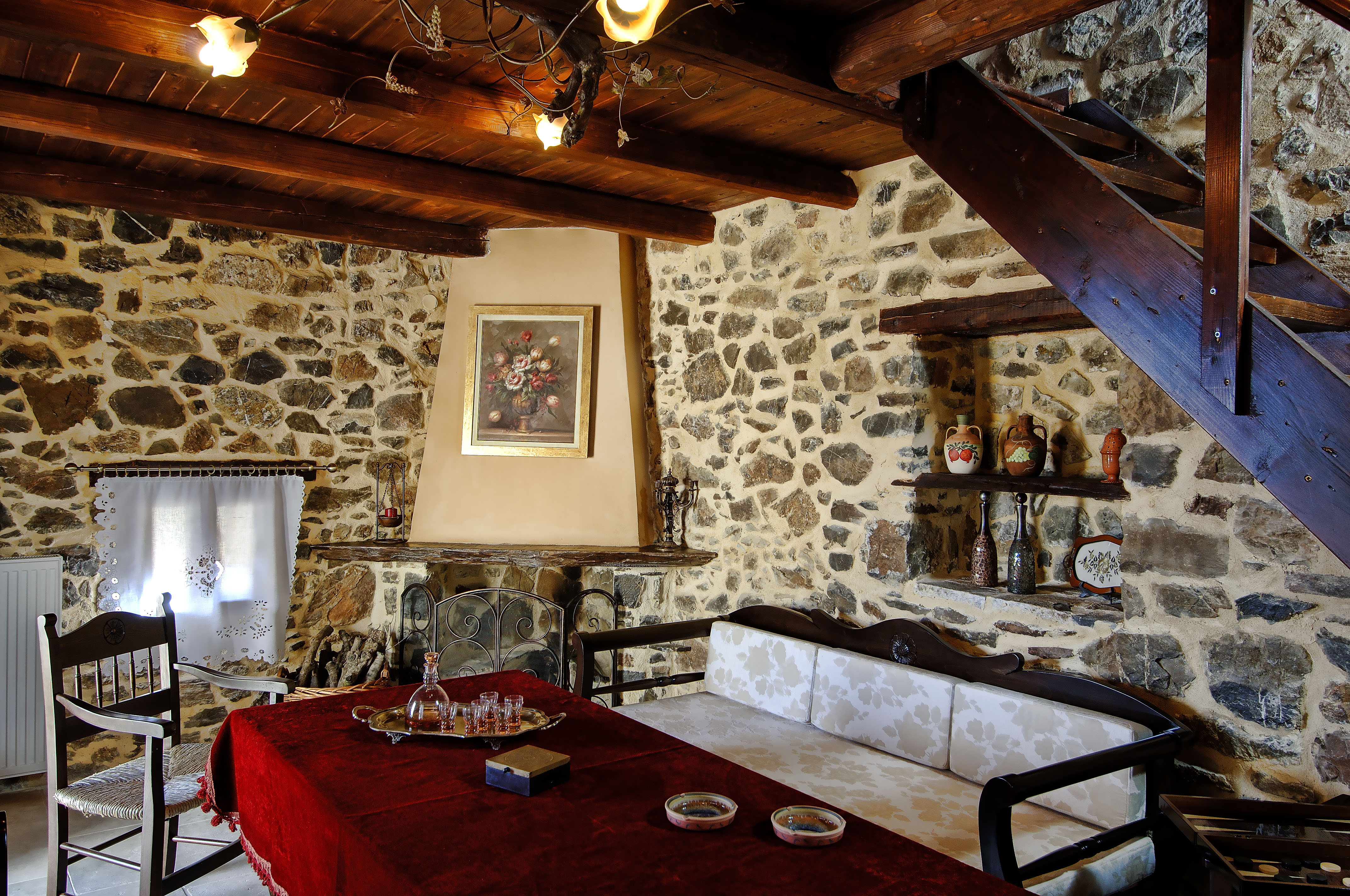 House in split levels with two bedrooms